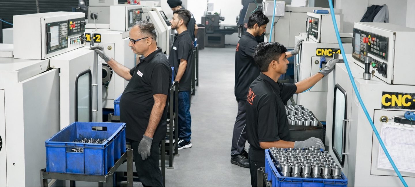 CNC machining cell